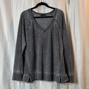 Jane and Delancey Gray V-Neck Tunic
